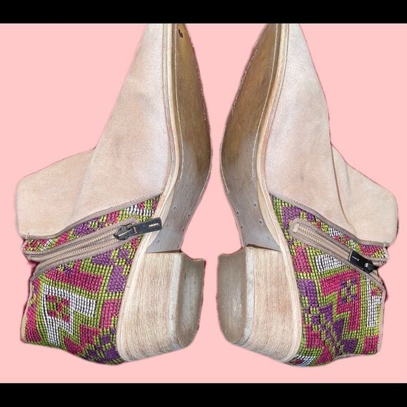 Sam Edelman Putnam Southwestern Aztec Booties Size 11 - Picture 2 of 11
